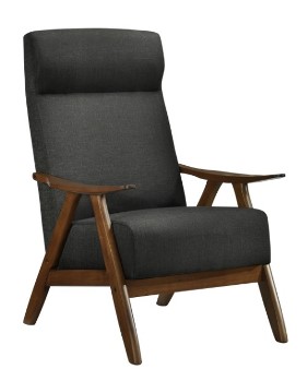 Homelegance Kalmar Charcoal Fabric Accent Chair