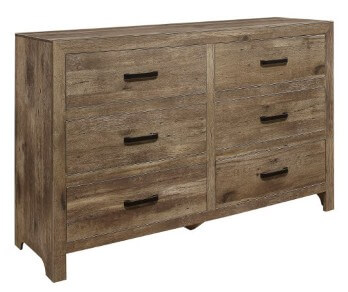 Homelegance Mandan Wood-Look 6-Drawer Dresser (blemished)