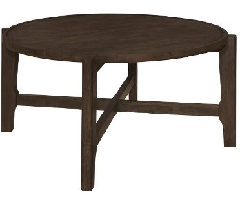 Coaster Costa Dark Brown Round Coffee Table