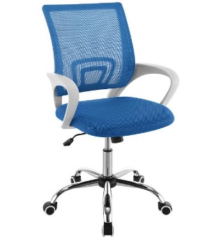 Coaster Felton Blue Mesh Adjustable Desk Chair