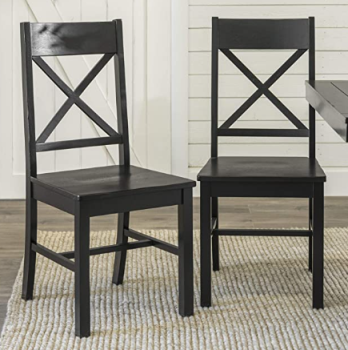 Stanley Ranger Black X Back Side Chairs (set of 2)