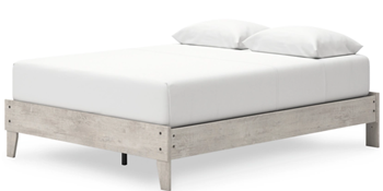 Ashley Sherwood Grey Wash Low Profile Queen Platform Bed