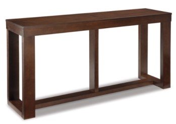 Ashley Welliver Rich Brown Hardwood Console Table