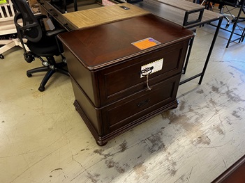 Riverside Clinton Hill Cherry Finish Lateral File Cabinet