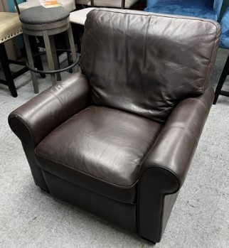 Palliser Valencia Cafe Brown Leather Pushback Recliner (blemished)