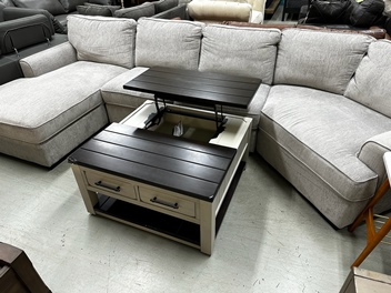 Ashley Dearborn Two-Tone Lift-Top Coffee Table (blemished)