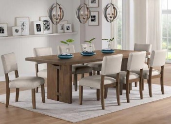 Whalen La Salle Dining Set with 8 Chairs