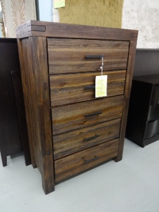 Meadow Rosewood 5-Drawer Chest