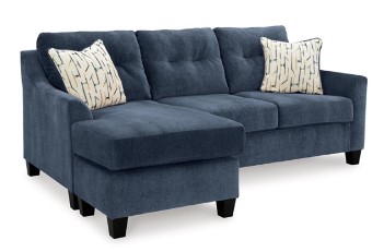 Ashley Newport Ink Sofa with Reversible Chaise