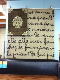 French Sonnet Beige & Chocolate Area Rug 7-6 x 9-6