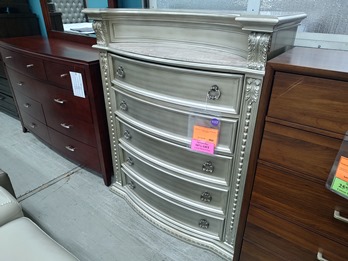 Rockport Lux Silver Chest with Marble Top