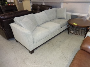 Jonathan Louis Plush Seafoam Sleeper Sofa