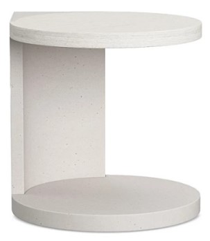 Stratum Light Grey Round End Table