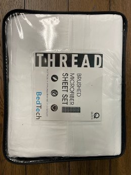 BedTech White Brushed Microfiber King Sheet Set