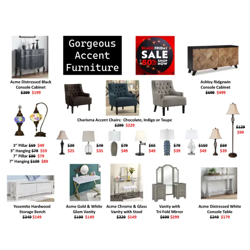 Accent Items On Sale