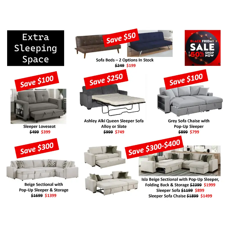 Extra Sleeping Space for Company