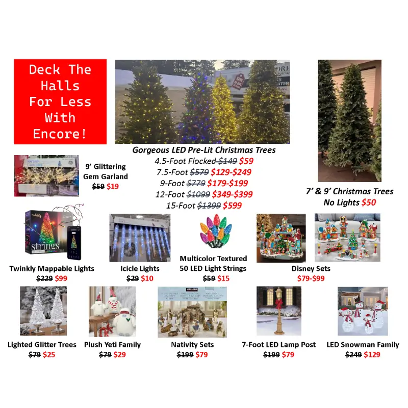 Christmas Trees & Decor