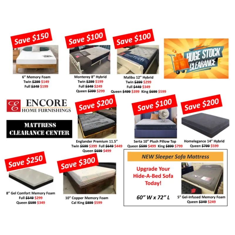 Clearance Mattresses