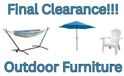 Outdoor Furniture Clearance