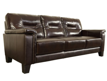 Porter Alto Chocolate Leather Sofa