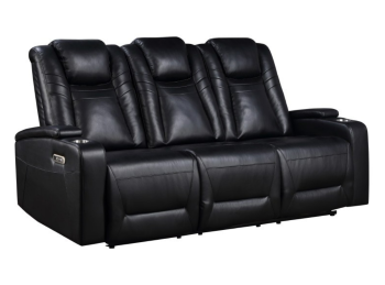 Porter Optimus Power Reclining Sofa with Power Headrests & Drop-Down Table