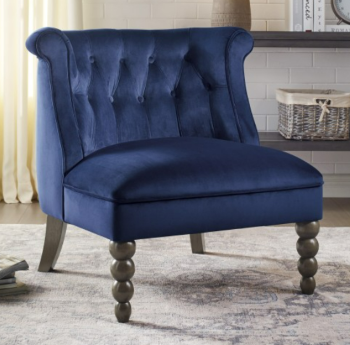 Homelegance Odelle Navy Accent Chair