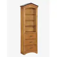 Acme Warm Wood Cabin Bookcase
