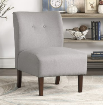 Homelegance Minnis Grey Accent Chair