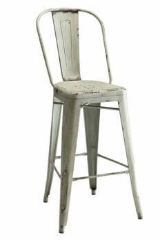 Coaster 30-Inch Distressed Blue Metal Barstools (set of 2)