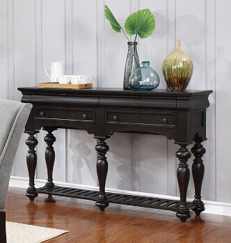 Coaster Leon Licorice Black Hardwood Sideboard