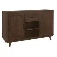 Coaster Rich Brown Finish Sideboard with 2 Cupboards & 1 Drawer