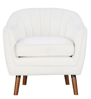 Homelegance Cutler White Accent Chair