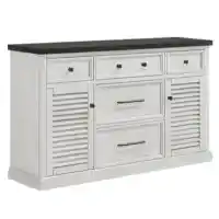 Coaster Vintage Charcoal & White Sideboard