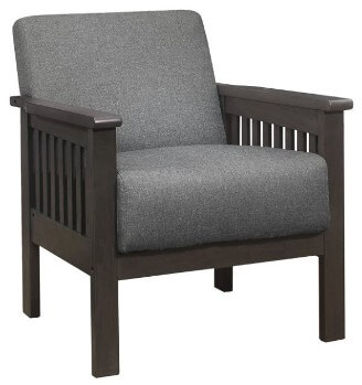 Homelegance Lewiston Silver Accent Chair