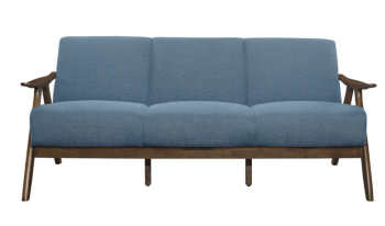 Homelegance Damala Blue Fabric Sofa