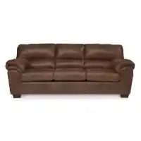 Ashley Benton Dark Brown Microsuede Sofa