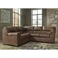 Ashley Benton Dark Brown 2-Piece Sectional