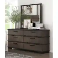 Homelegance Acworth 6-Drawer Dresser with Mirror