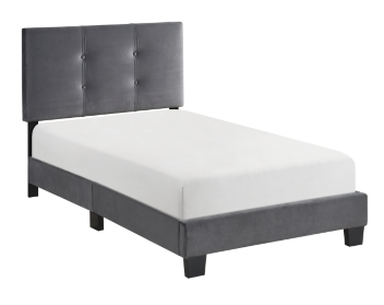 Homelegance Newberry Charcoal Twin Platform Bed