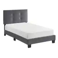 Homelegance Newberry Charcoal Twin Platform Bed