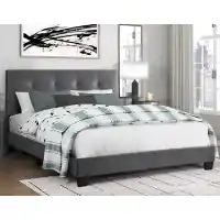 Homelegance Newberry Charcoal Full Platform Bed