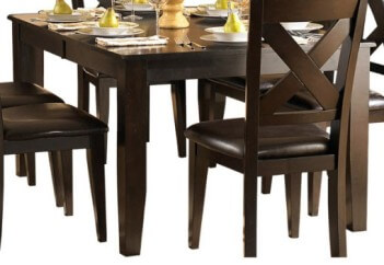 Homelegance Crown Point Dining Table with Leaf