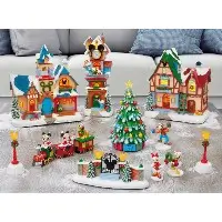 Disney Animated 13-Piece Holiday Village