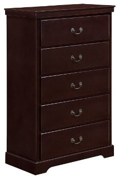 Homelegance Seabright Cherry Finish 5-Drawer Chest