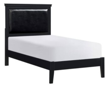 Homelegance Seabright Black Twin Bed