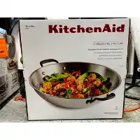 Kitchenaid 15-Inch Stainless Steel Wok