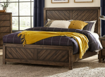 Homelegance Parnell Rustic Cherry King Bed