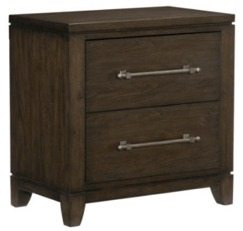 Homelegance Griggs Cappuccino Finish 2-Drawer Nightstand