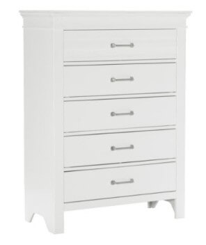 Homelegance Blaine Farm White 5-Drawer Chest