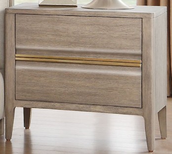 Homelegance Aristide Weathered Grey 2-Drawer Nightstand
